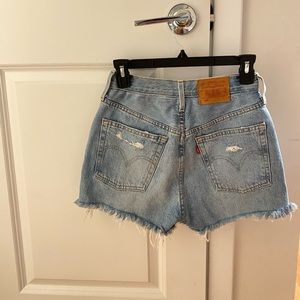 Levi’s 501 high waisted shorts